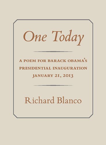 Richard Blanco/One Today@ A Poem for Barack Obama's Presidential Inaugurati